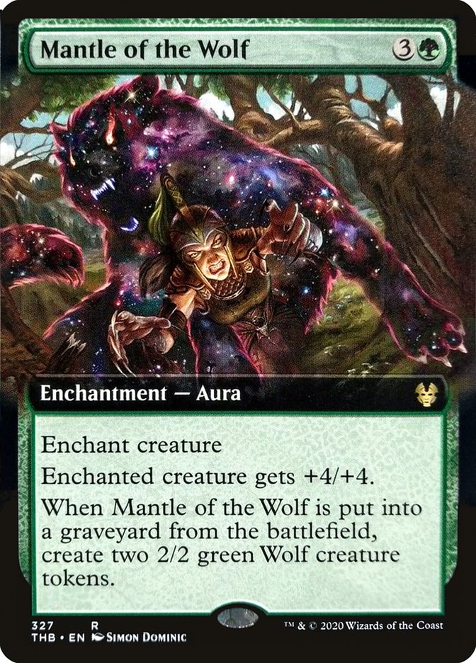 Mantle of the Wolf (Extended Art) [Theros Beyond Death] - Magic: The Gathering - Card Brawlers | Quebec | Canada |