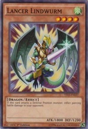 Lancer Lindwurm [YS15-ENL07] Common - Yu-Gi-Oh! - Card Brawlers | Quebec | Canada |