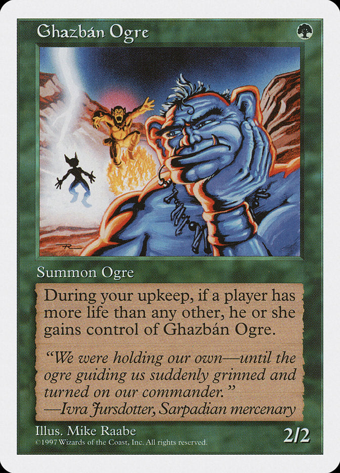 Ghazban Ogre [Fifth Edition] - Magic: The Gathering - Card Brawlers | Quebec | Canada |
