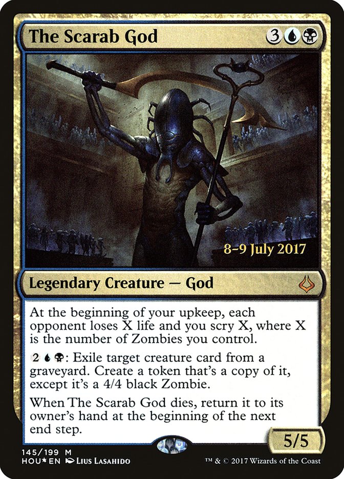 The Scarab God [Hour of Devastation Prerelease Promos] - Magic: The Gathering - Card Brawlers | Quebec | Canada |