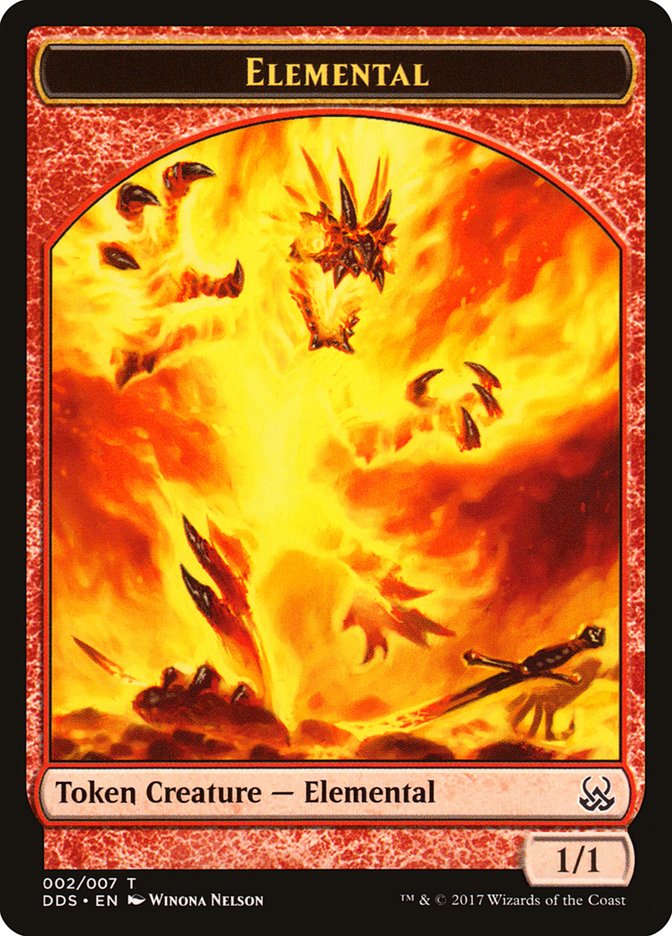 Elemental Token [Duel Decks: Mind vs. Might Tokens] - Magic: The Gathering - Card Brawlers | Quebec | Canada |
