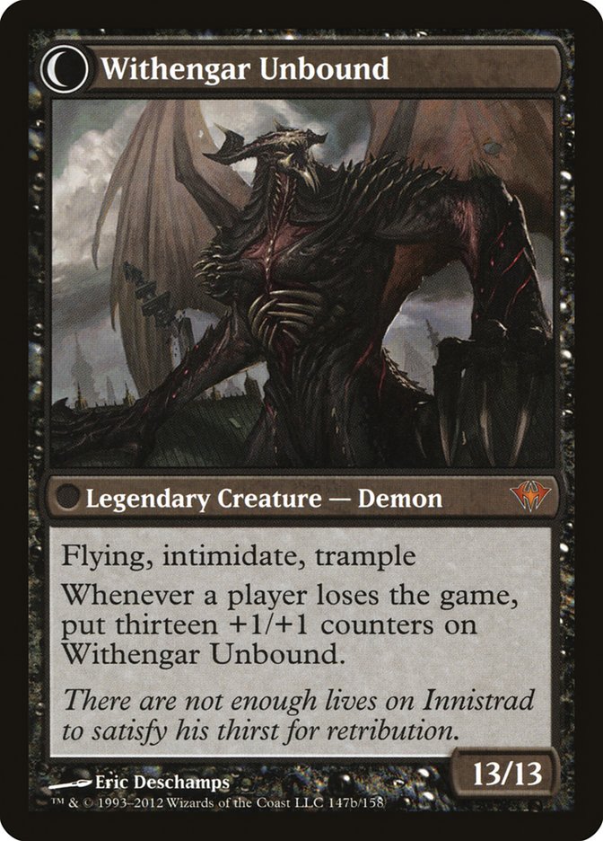 Elbrus, the Binding Blade // Withengar Unbound [Dark Ascension] - Magic: The Gathering - Card Brawlers | Quebec | Canada |