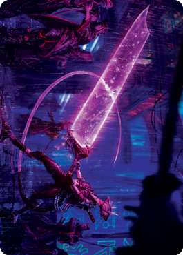 Enormous Energy Blade Art Card [Kamigawa: Neon Dynasty Art Series] - Magic: The Gathering - Card Brawlers | Quebec | Canada |