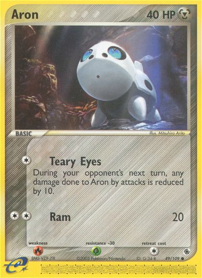 Aron (49/109) [EX: Ruby & Sapphire] - Pokémon - Card Brawlers | Quebec | Canada |