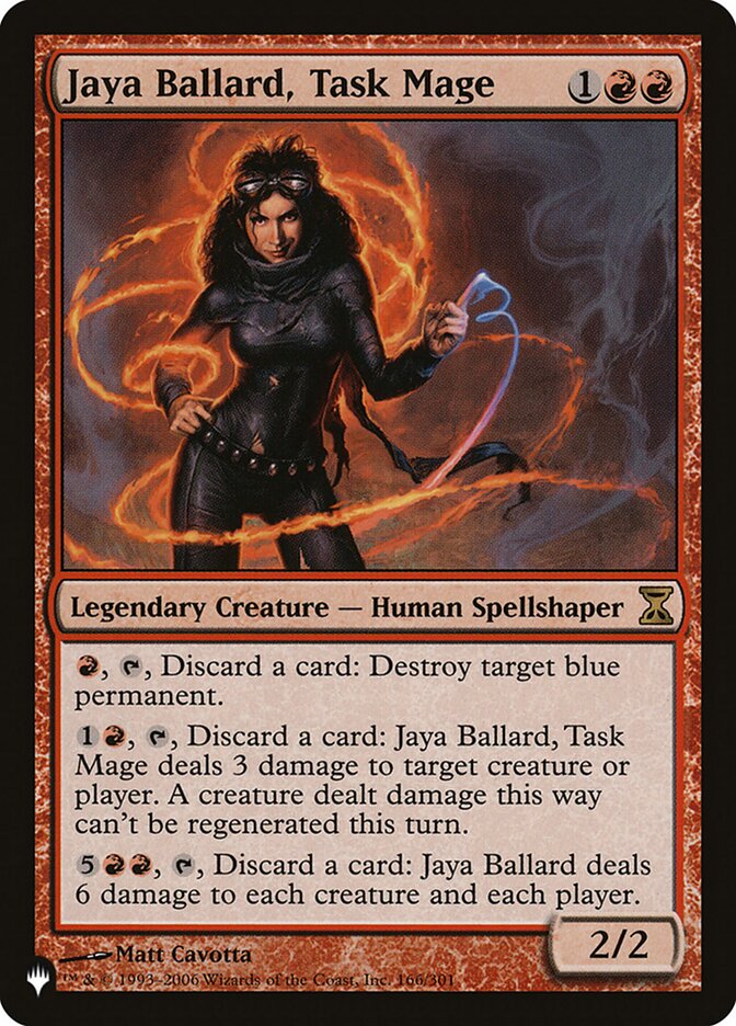 Jaya Ballard, Task Mage [The List] - Magic: The Gathering - Card Brawlers | Quebec | Canada |