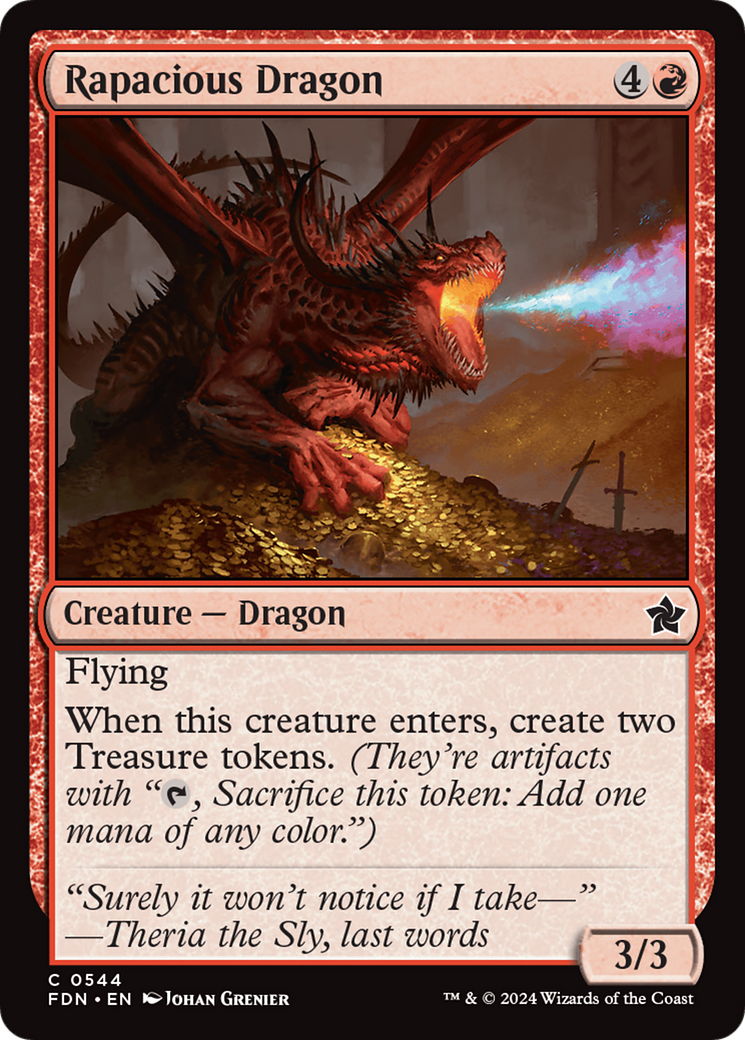 Rapacious Dragon [Foundations] - Magic: The Gathering - Card Brawlers | Quebec | Canada |
