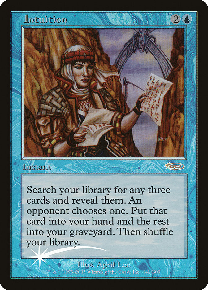 Intuition [Judge Gift Cards 2003] - Magic: The Gathering - Card Brawlers | Quebec | Canada |