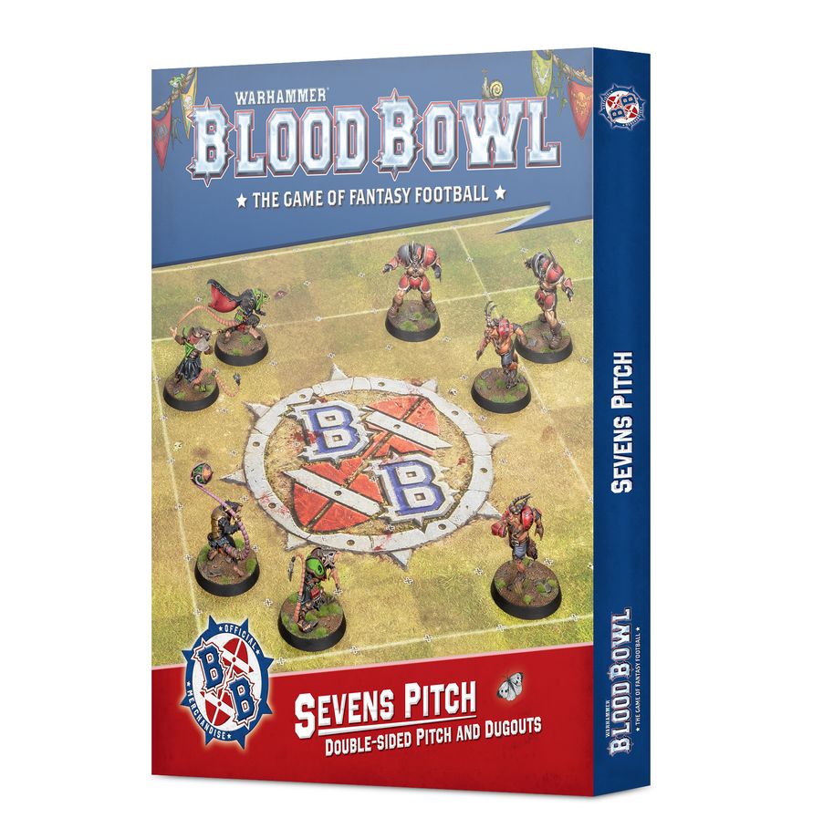 blood bowl - Sevens Pitch: Double-sided Pitch and Dugouts
