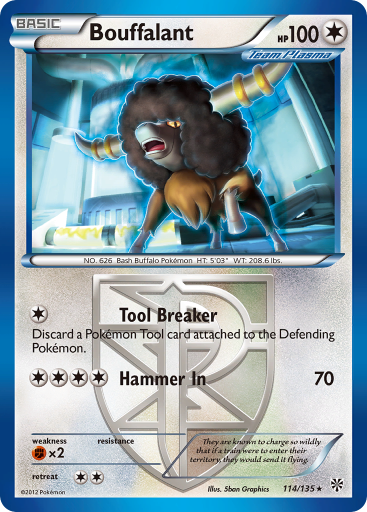 Bouffalant (114/135) [Black & White: Plasma Storm] - Pokémon - Card Brawlers | Quebec | Canada |