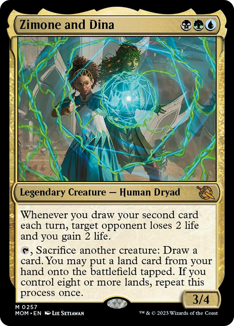 Zimone and Dina [March of the Machine] - Magic: The Gathering - Card Brawlers | Quebec | Canada |