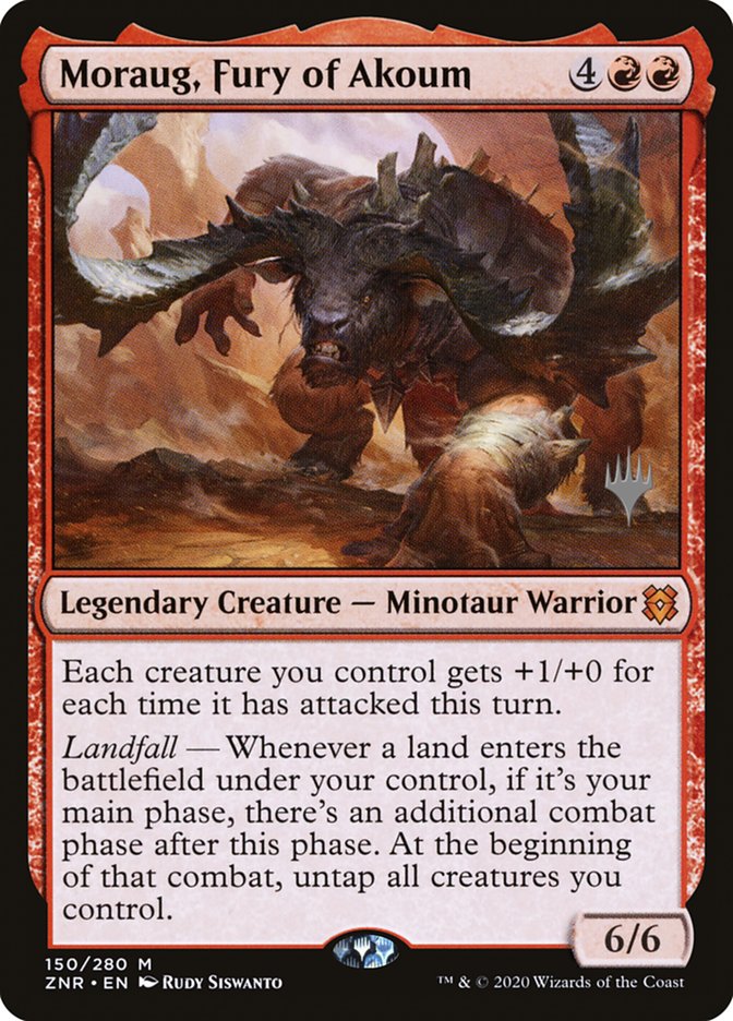 Moraug, Fury of Akoum (Promo Pack) [Zendikar Rising Promos] - Magic: The Gathering - Card Brawlers | Quebec | Canada |