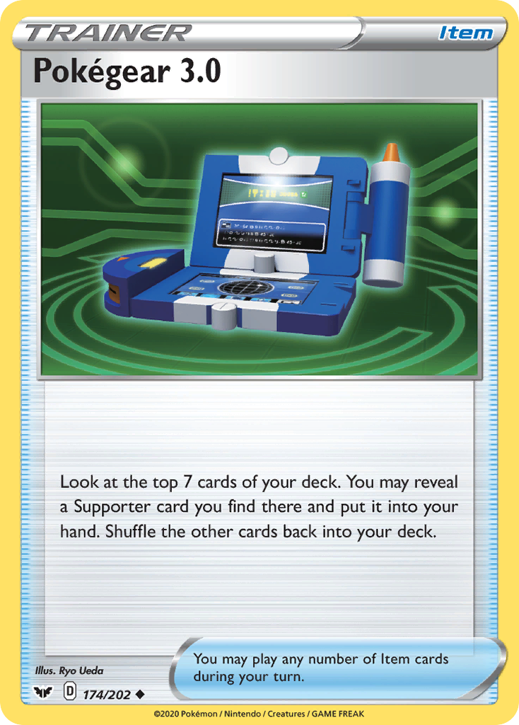 Pokegear 3.0 (174/202) [Sword & Shield: Base Set] - Pokémon - Card Brawlers | Quebec | Canada |