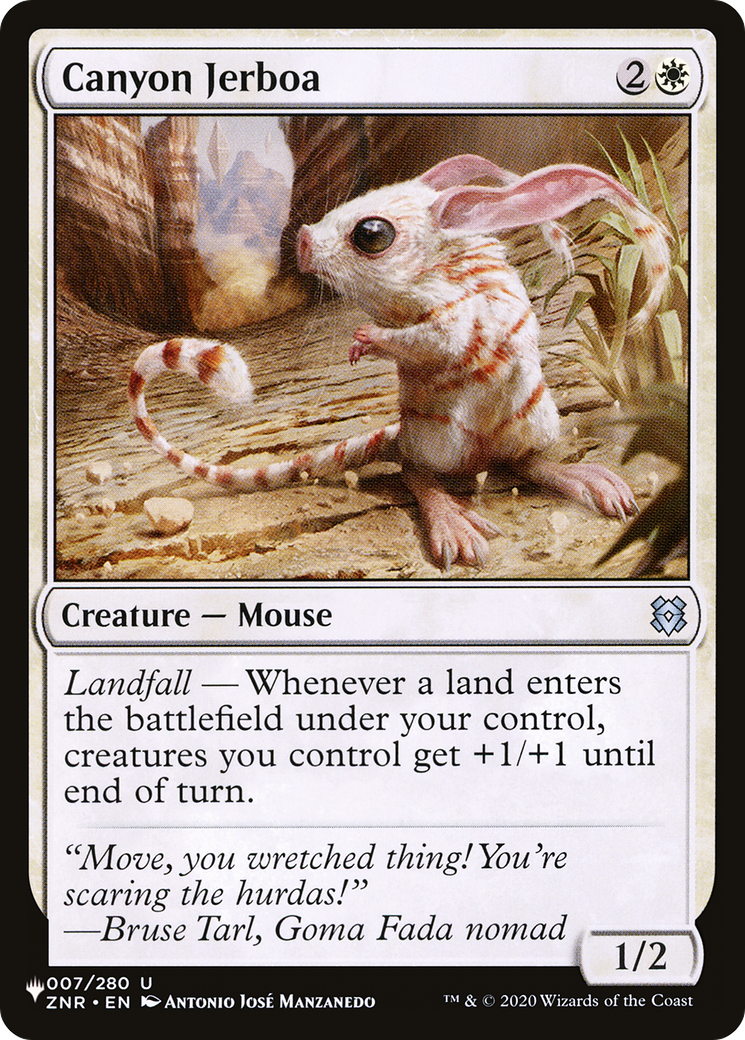 Canyon Jerboa [The List] - Magic: The Gathering - Card Brawlers | Quebec | Canada |