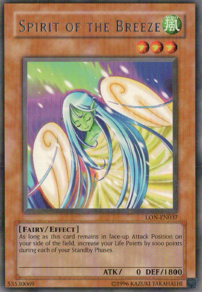 Spirit of the Breeze [LON-EN037] Rare - Yu-Gi-Oh! - Card Brawlers | Quebec | Canada |
