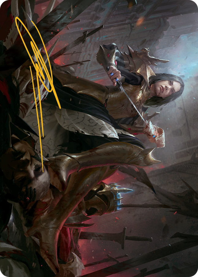 Marchesa, Resolute Monarch Art Card (Gold-Stamped Signature) [March of the Machine Art Series] - Magic: The Gathering - Card Brawlers | Quebec | Canada |
