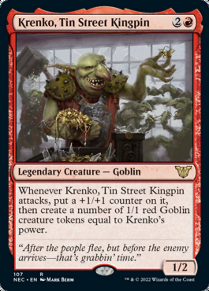 Krenko, Tin Street Kingpin [Kamigawa: Neon Dynasty Commander] - Magic: The Gathering - Card Brawlers | Quebec | Canada |