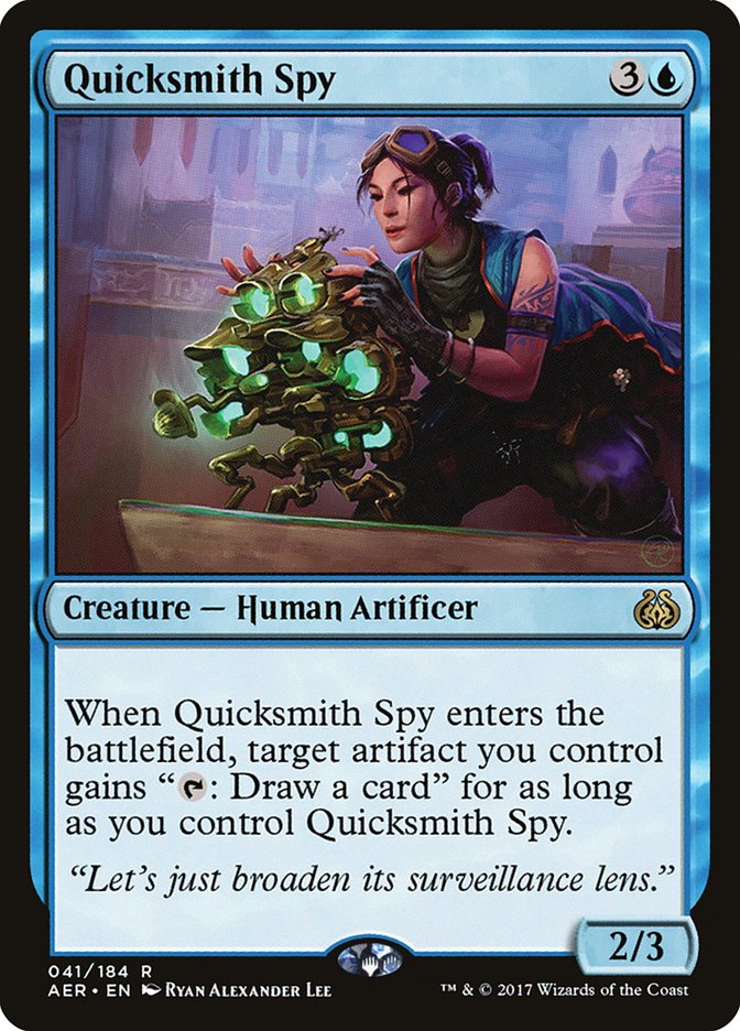Quicksmith Spy [Aether Revolt] - Magic: The Gathering - Card Brawlers | Quebec | Canada |