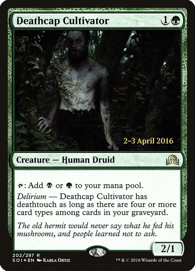 Deathcap Cultivator [Shadows over Innistrad Prerelease Promos] - Magic: The Gathering - Card Brawlers | Quebec | Canada |