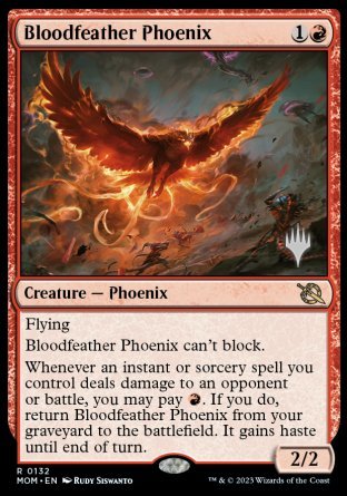 Bloodfeather Phoenix (Promo Pack) [March of the Machine Promos] - Magic: The Gathering - Card Brawlers | Quebec | Canada |