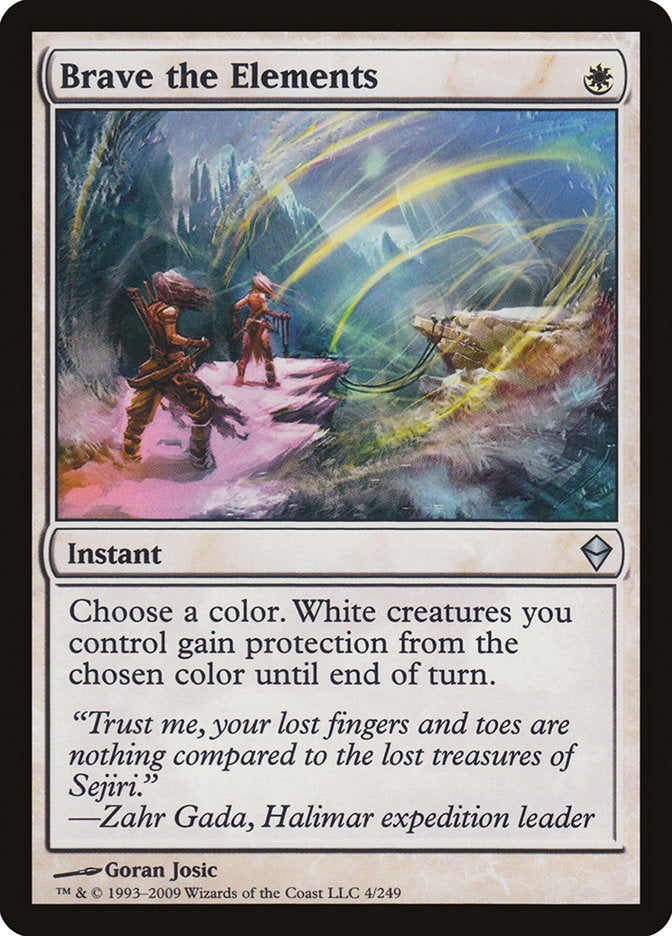 Brave the Elements [Zendikar] - Magic: The Gathering - Card Brawlers | Quebec | Canada |