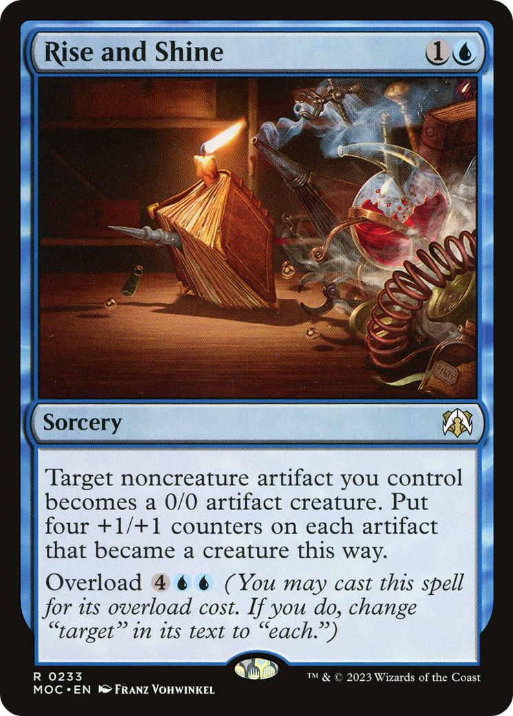 Rise and Shine [March of the Machine Commander] - Magic: The Gathering - Card Brawlers | Quebec | Canada |