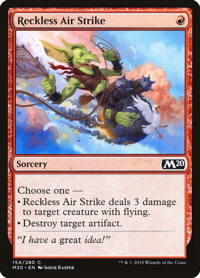 Reckless Air Strike [Core Set 2020] - Magic: The Gathering - Card Brawlers | Quebec | Canada |