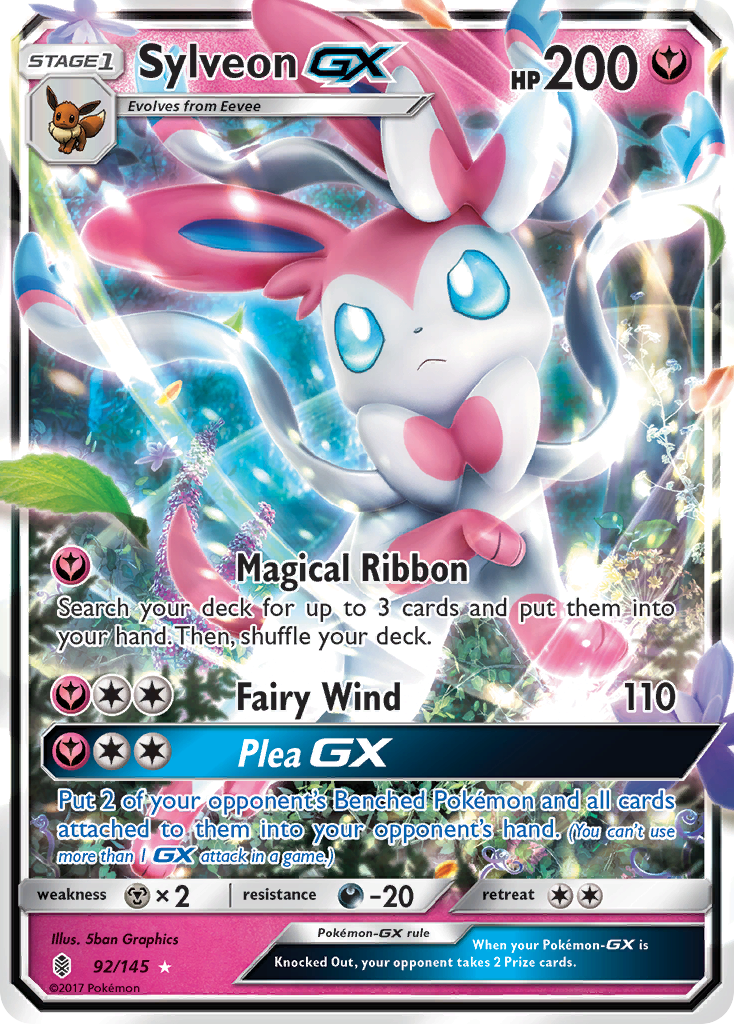 Sylveon GX (92/145) [Sun & Moon: Guardians Rising] - Pokémon - Card Brawlers | Quebec | Canada |