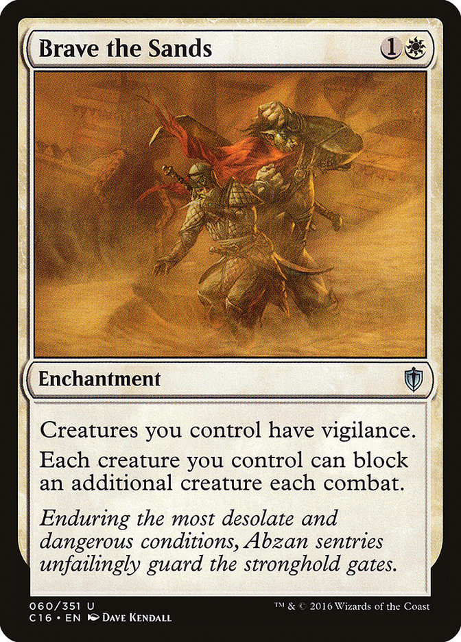 Brave the Sands [Commander 2016] - Magic: The Gathering - Card Brawlers | Quebec | Canada |