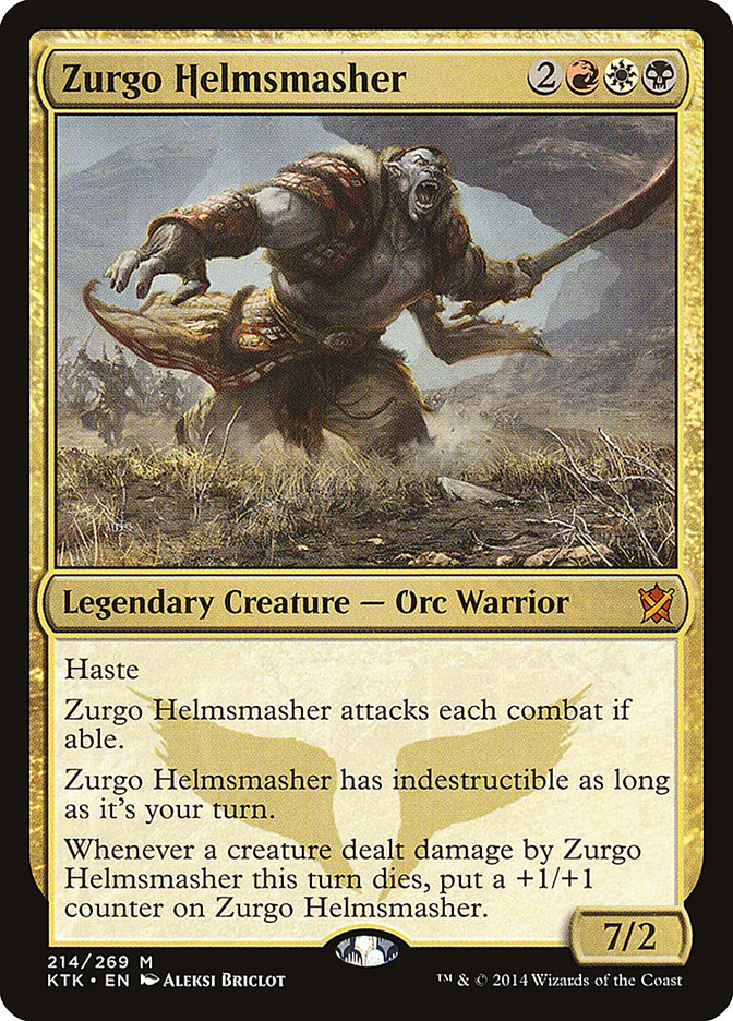 Zurgo Helmsmasher [Khans of Tarkir] - Magic: The Gathering - Card Brawlers | Quebec | Canada |