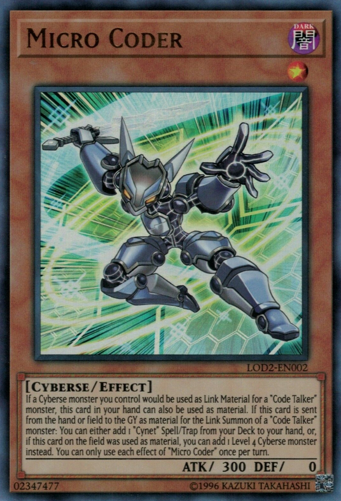 Micro Coder [LOD2-EN002] Ultra Rare - Yu-Gi-Oh! - Card Brawlers | Quebec | Canada |