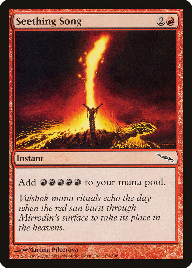 Seething Song [Mirrodin] - Magic: The Gathering - Card Brawlers | Quebec | Canada |