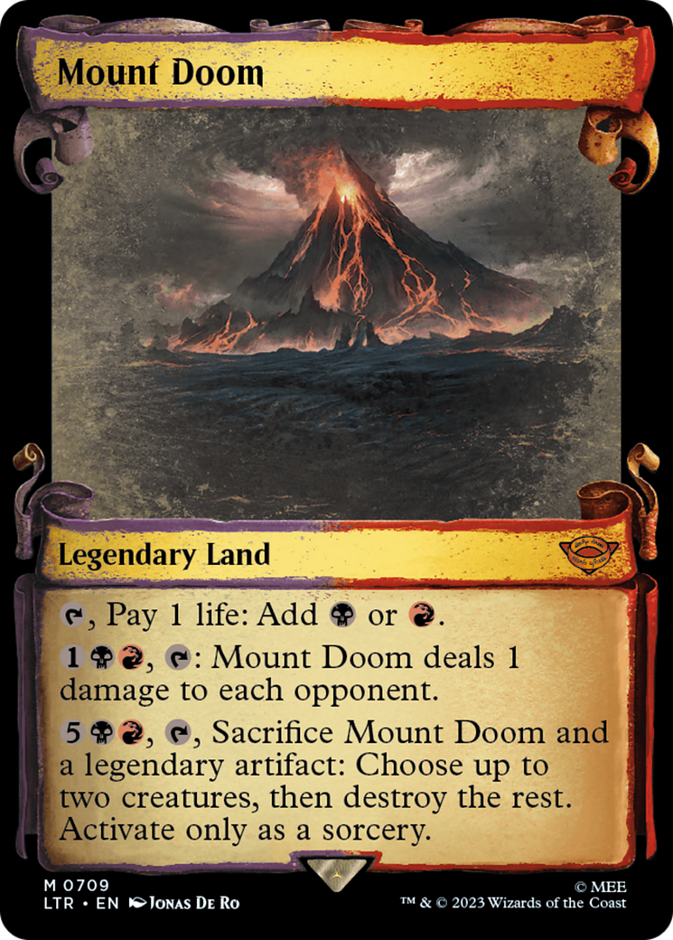 Mount Doom [The Lord of the Rings: Tales of Middle-Earth Showcase Scrolls] - Magic: The Gathering - Card Brawlers | Quebec | Canada |