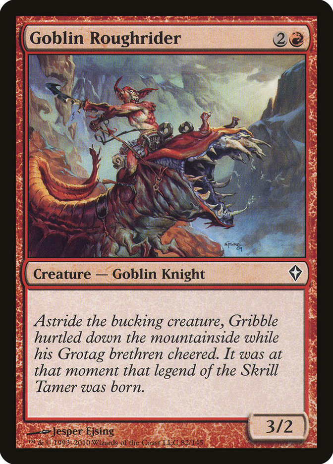 Goblin Roughrider [Worldwake] - Magic: The Gathering - Card Brawlers | Quebec | Canada |