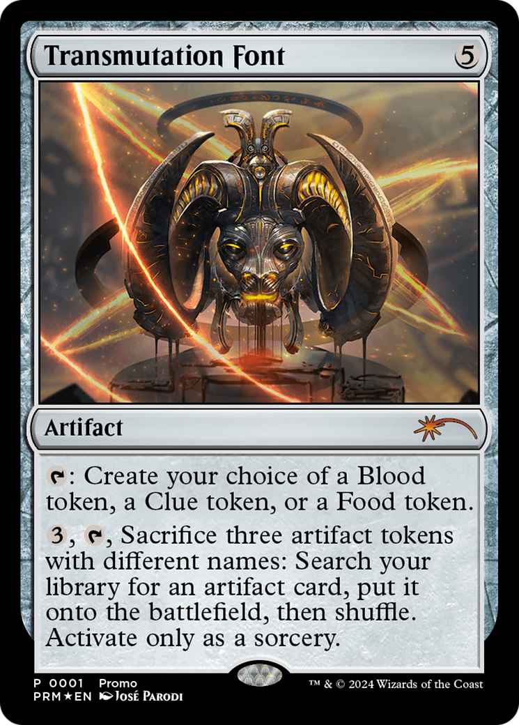 Transmutation Font [Wizards Play Network 2024] - Magic: The Gathering - Card Brawlers | Quebec | Canada |