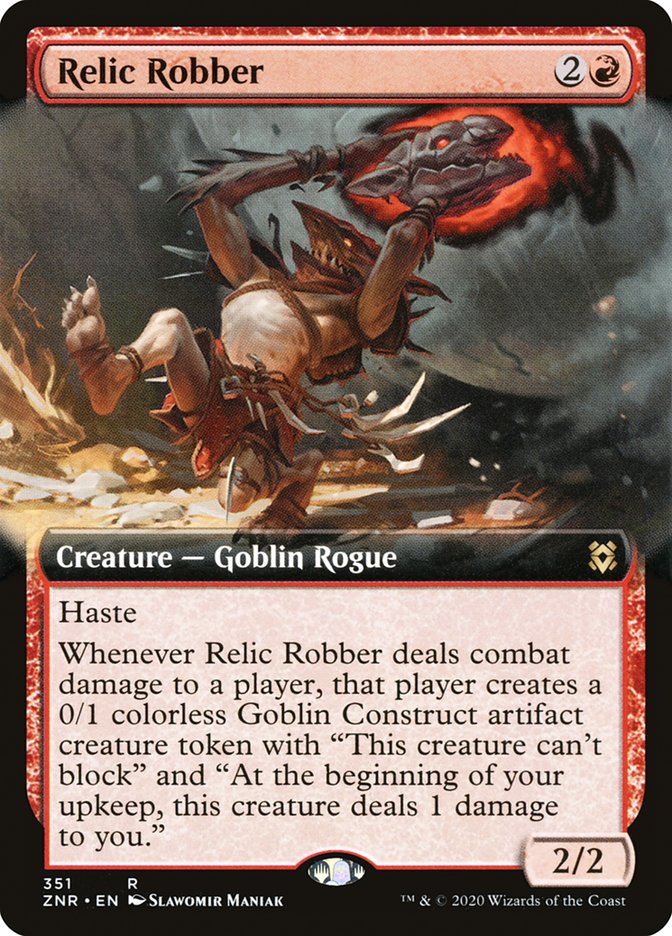Relic Robber (Extended Art) [Zendikar Rising] - Magic: The Gathering - Card Brawlers | Quebec | Canada |