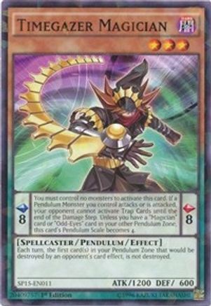 Timegazer Magician [SP15-EN011] Shatterfoil Rare - Yu-Gi-Oh! - Card Brawlers | Quebec | Canada |