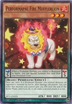 Performapal Fire Mufflerlion [SP15-EN024] Common - Yu-Gi-Oh! - Card Brawlers | Quebec | Canada |
