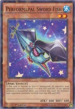 Performapal Sword Fish [SP15-EN014] Shatterfoil Rare - Yu-Gi-Oh! - Card Brawlers | Quebec | Canada |
