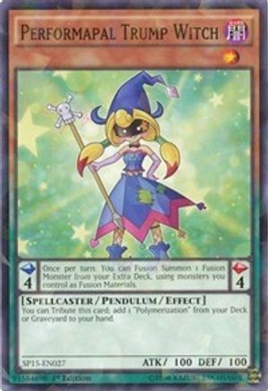 Performapal Trump Witch [SP15-EN027] Shatterfoil Rare - Yu-Gi-Oh! - Card Brawlers | Quebec | Canada |