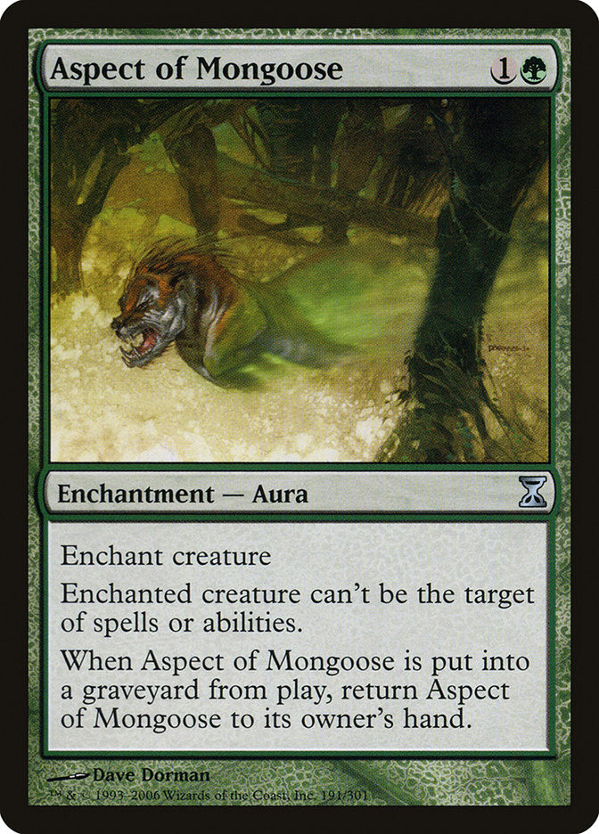 Aspect of Mongoose [Time Spiral] - Magic: The Gathering - Card Brawlers | Quebec | Canada |