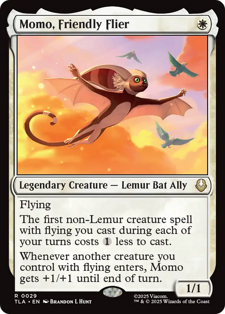Momo, Friendly Flier [Avatar: The Last Airbender] - Magic: The Gathering - Card Brawlers | Quebec | Canada |