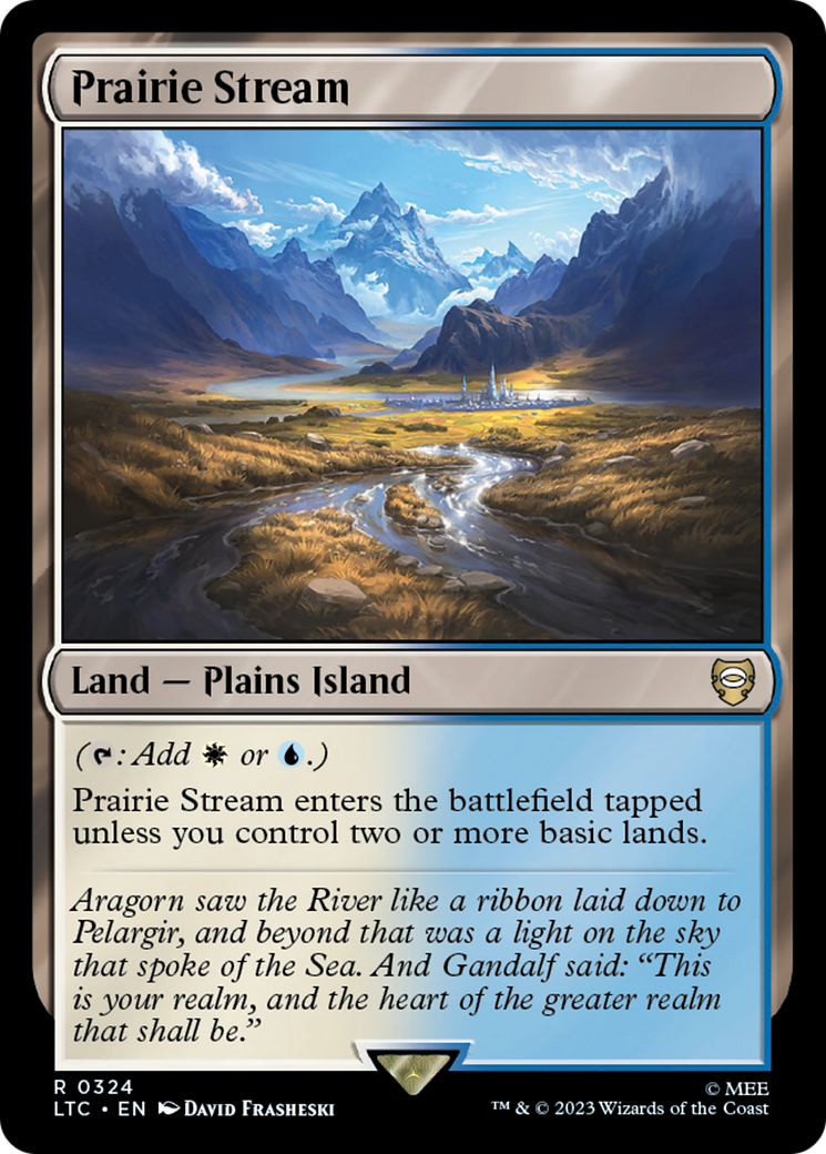 Prairie Stream [The Lord of the Rings: Tales of Middle-Earth Commander] - Magic: The Gathering - Card Brawlers | Quebec | Canada |