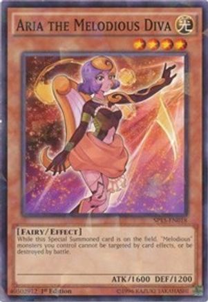 Aria the Melodious Diva [SP15-EN018] Shatterfoil Rare - Yu-Gi-Oh! - Card Brawlers | Quebec | Canada |