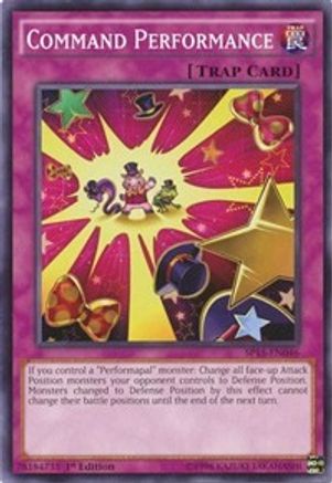 Command Performance [SP15-EN046] Shatterfoil Rare - Yu-Gi-Oh! - Card Brawlers | Quebec | Canada |