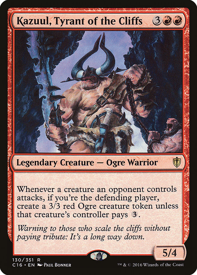 Kazuul, Tyrant of the Cliffs [Commander 2016] - Magic: The Gathering - Card Brawlers | Quebec | Canada |