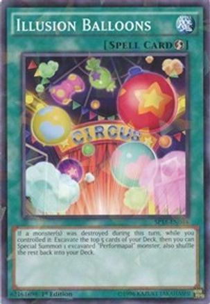 Illusion Balloons [SP15-EN044] Shatterfoil Rare - Yu-Gi-Oh! - Card Brawlers | Quebec | Canada |