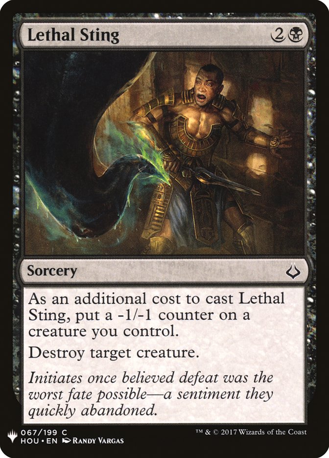 Lethal Sting [Mystery Booster] - Magic: The Gathering - Card Brawlers | Quebec | Canada |