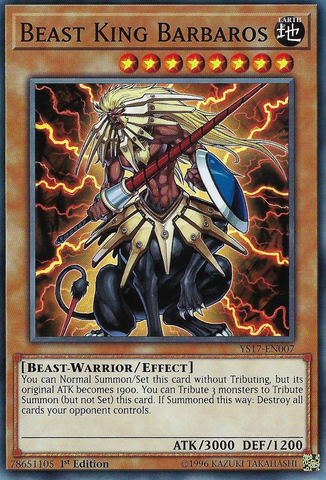 Beast King Barbaros [YS17-EN007] Common - Yu-Gi-Oh! - Card Brawlers | Quebec | Canada |