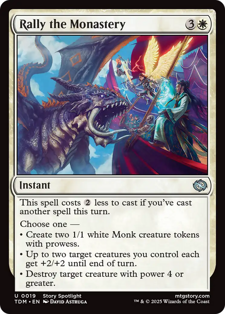 Rally the Monastery [Tarkir: Dragonstorm] - Magic: The Gathering - Card Brawlers | Quebec | Canada |