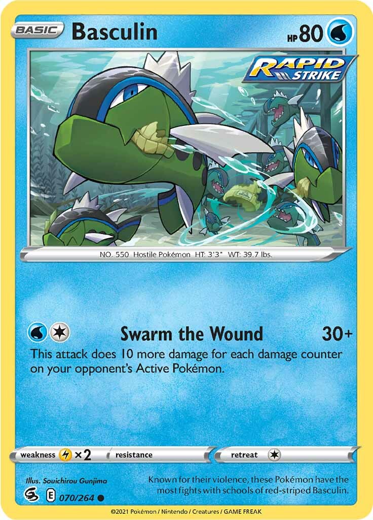 Basculin (070/264) [Sword & Shield: Fusion Strike] - Pokémon - Card Brawlers | Quebec | Canada |